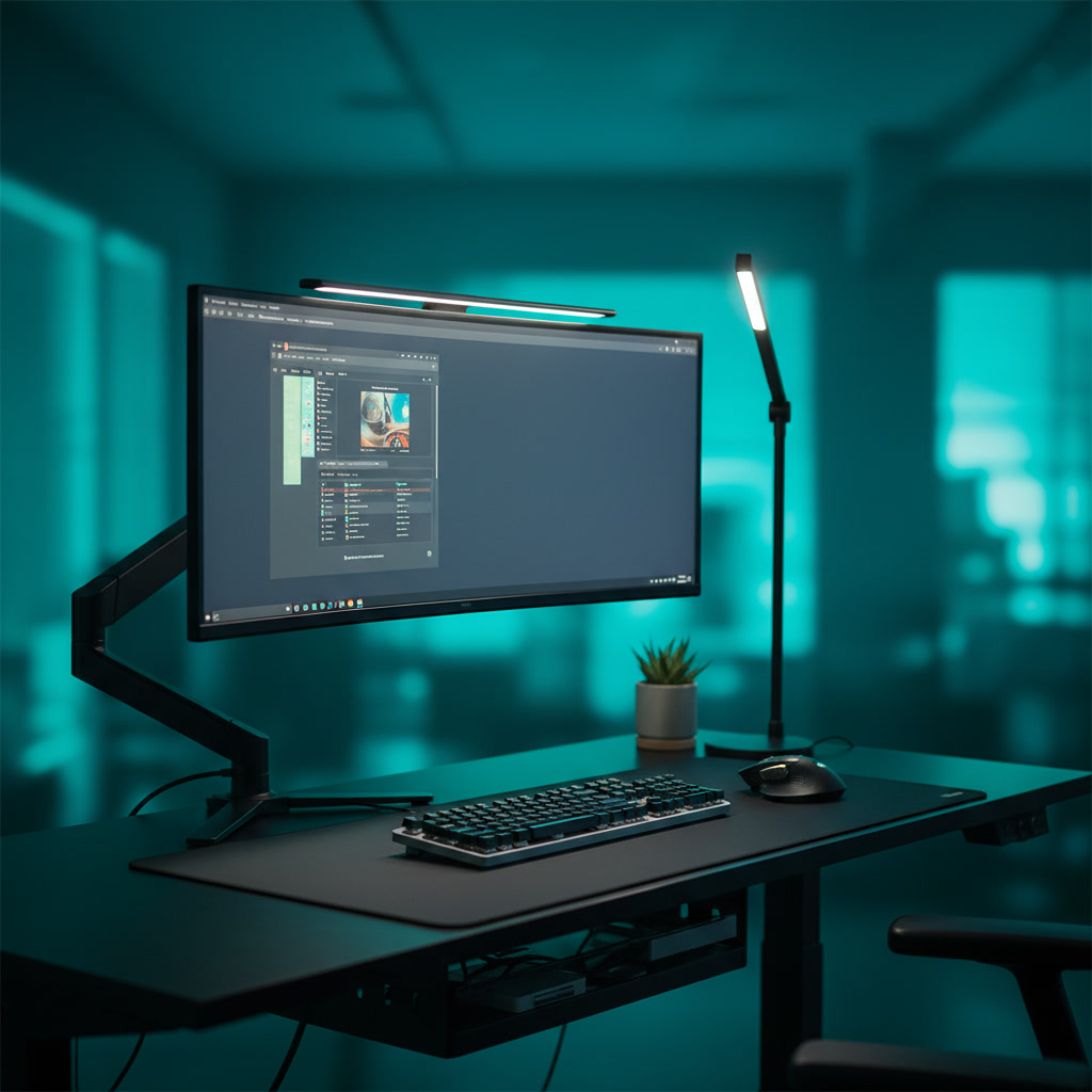 Workspace visual for Monitor Size for Split-screen Work