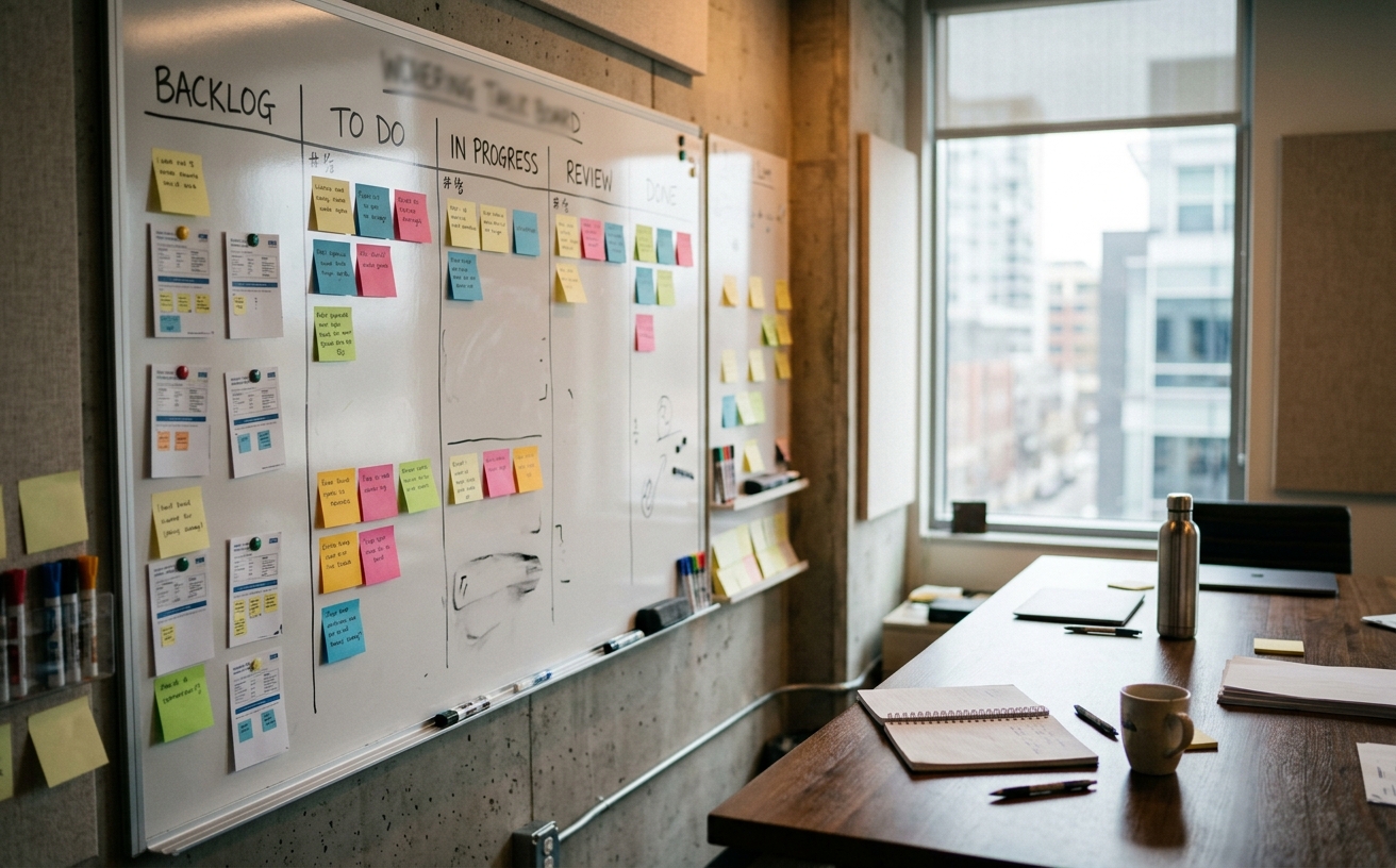 Workspace visual for Task Managers for Small Teams